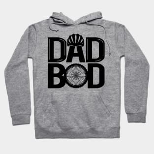 Cyclist Dad Bod Cycling Bicycle Fathers Best Dad Gift For Biking Dads Hoodie